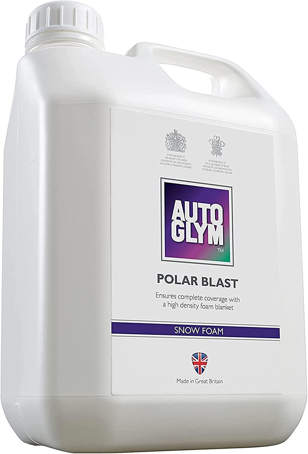 Polar Blast, 2.5L - Thick Snow Foam Pre-Wash Ph Neutral Car Cleaner, White