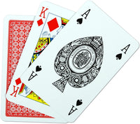 Thumbnail for Playing Card Game, Play with the Classic Red and Blue Twin Pack, Great Travel Companion, Gift and Toy for Boys, Girls and Adults.