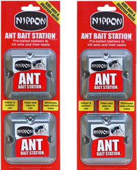 Thumbnail for 2 X Nippon Ant Bait Station Twin - Nippon Ant Killer Ant Bait Station Outdoor, Ant Nest Killer Bait Stations Also Use as Ant Killer Indoor, Home, Garden (Ant Traps)