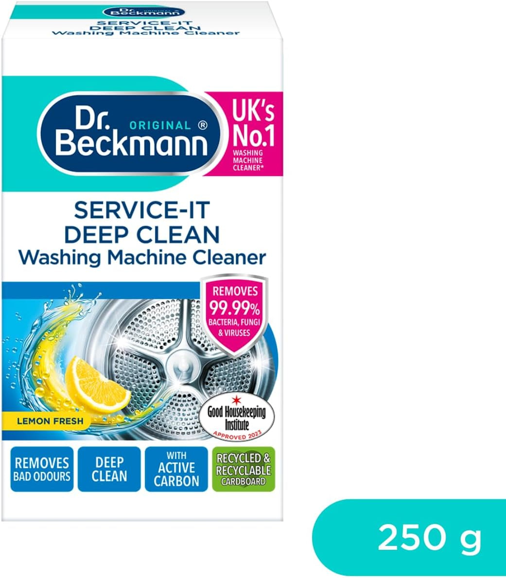 Service-It Deep Clean Washing Machine Cleaner | Removes 99,99 % of Bacteria and Fungi and Viruses | Eliminates Bad Odours | 250 G