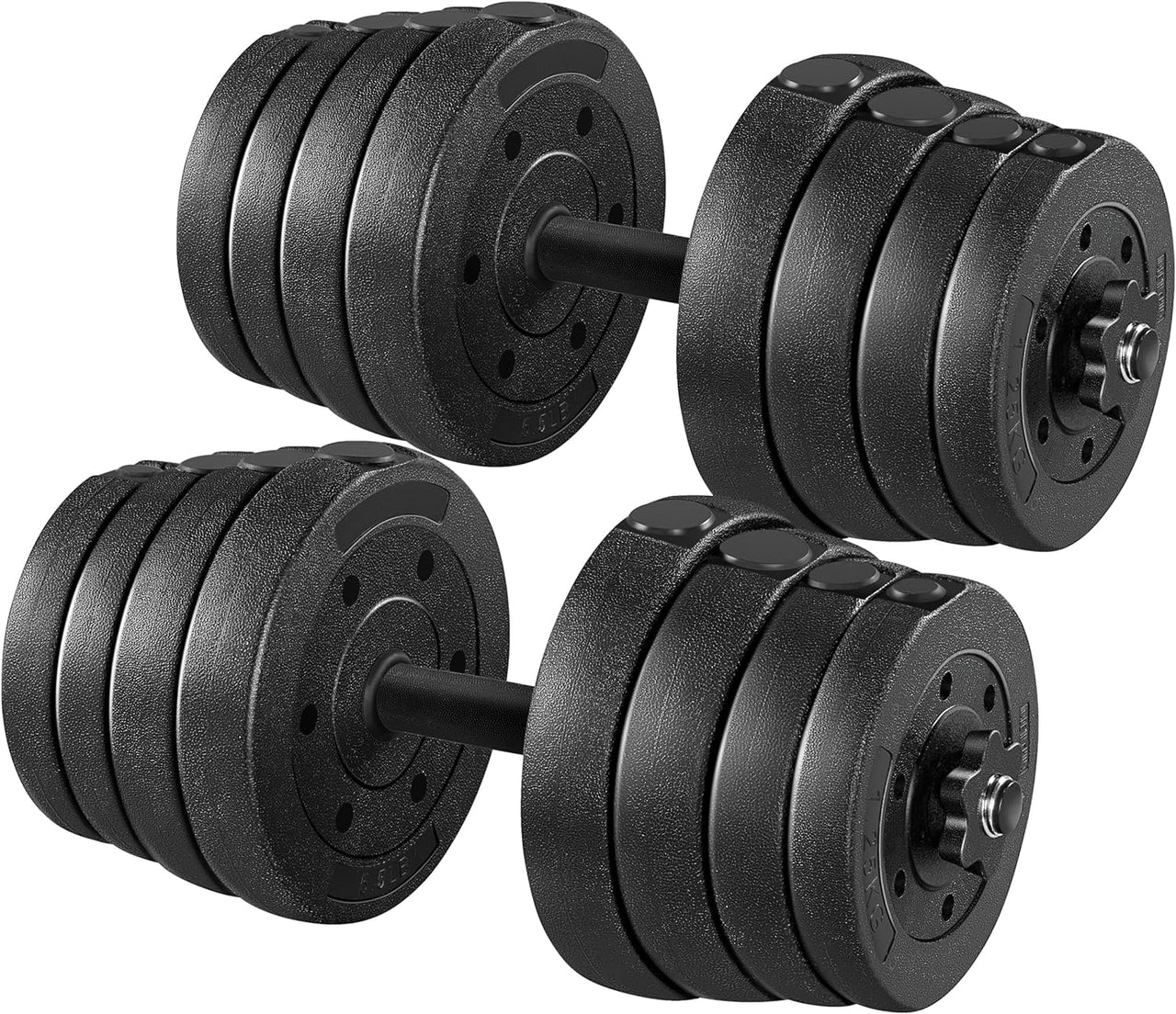 30KG/25KG/20KG/15KG Adjustable Dumbbells Weight Lifting Training Set Dumbbells Set (Sold as a Pair) Home Gym Fitness for Men/Women