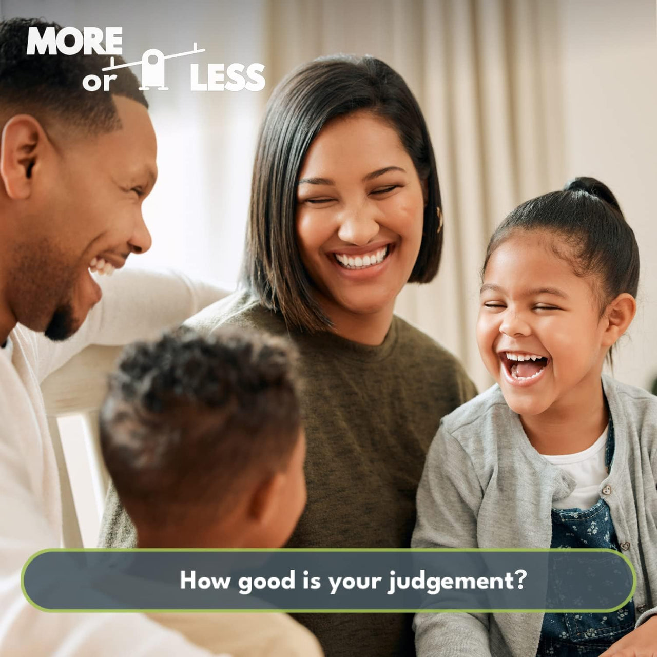 Original Edition Card Game - How Good Is Your Judgement? 2 Players + | Fun Family Party Games for Adults &Kids Birthday, Travel, Gift for Boys and Girls