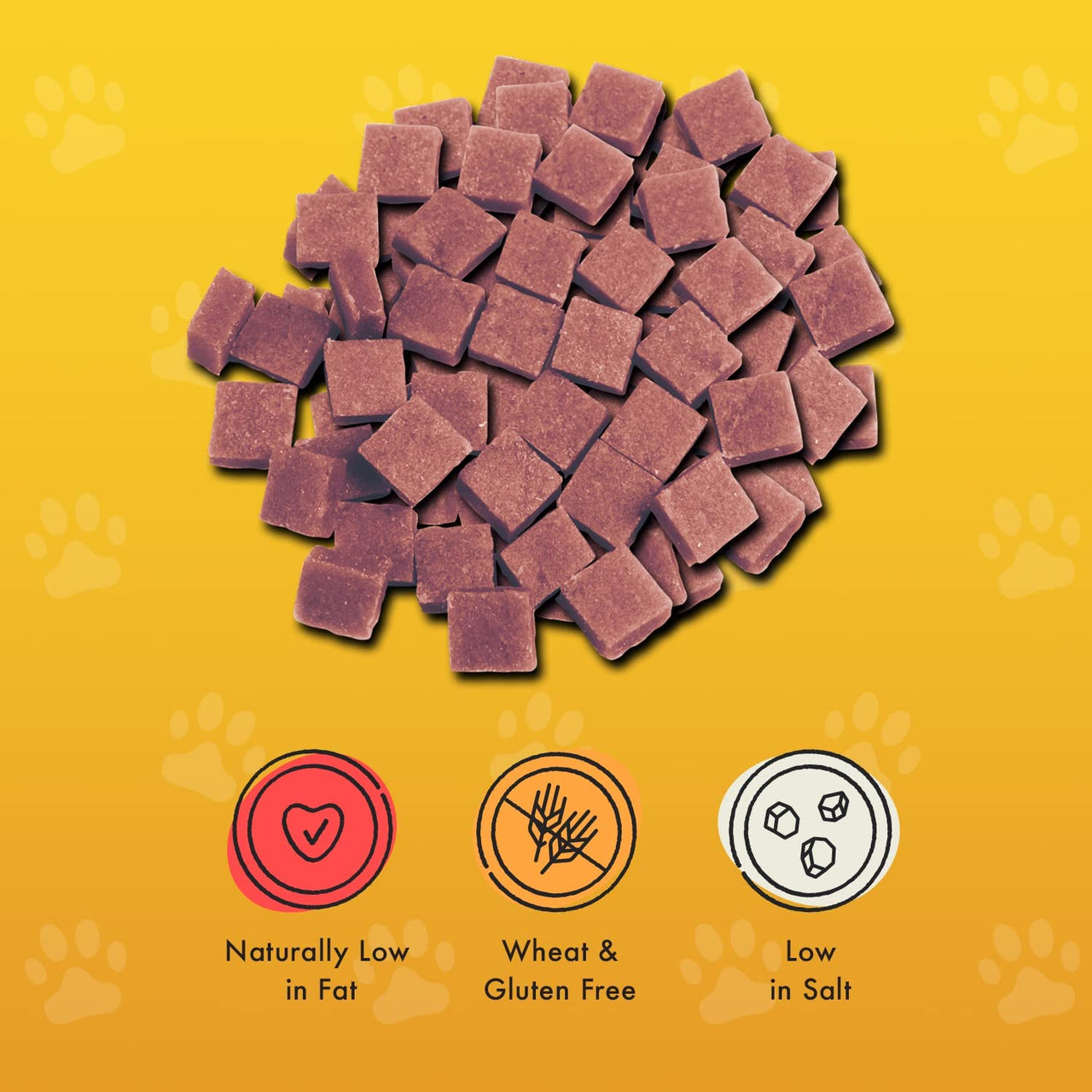 Venison & Beef Liver Dog Training Treats, Grain Free Tasty Bites with Natural Real Meat, Low in Fat 50G