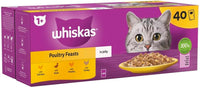 Thumbnail for 1+ Adult Poultry Selection in Jelly 40 Pouches, Adult Wet Cat Food, Megapack (40 X 85 G)