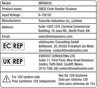 Thumbnail for MP69033 OBD2 Scanner Universal Car Engine Fault Code Reader, CAN Diagnostic Scan Tool for All OBD II Protocol Cars