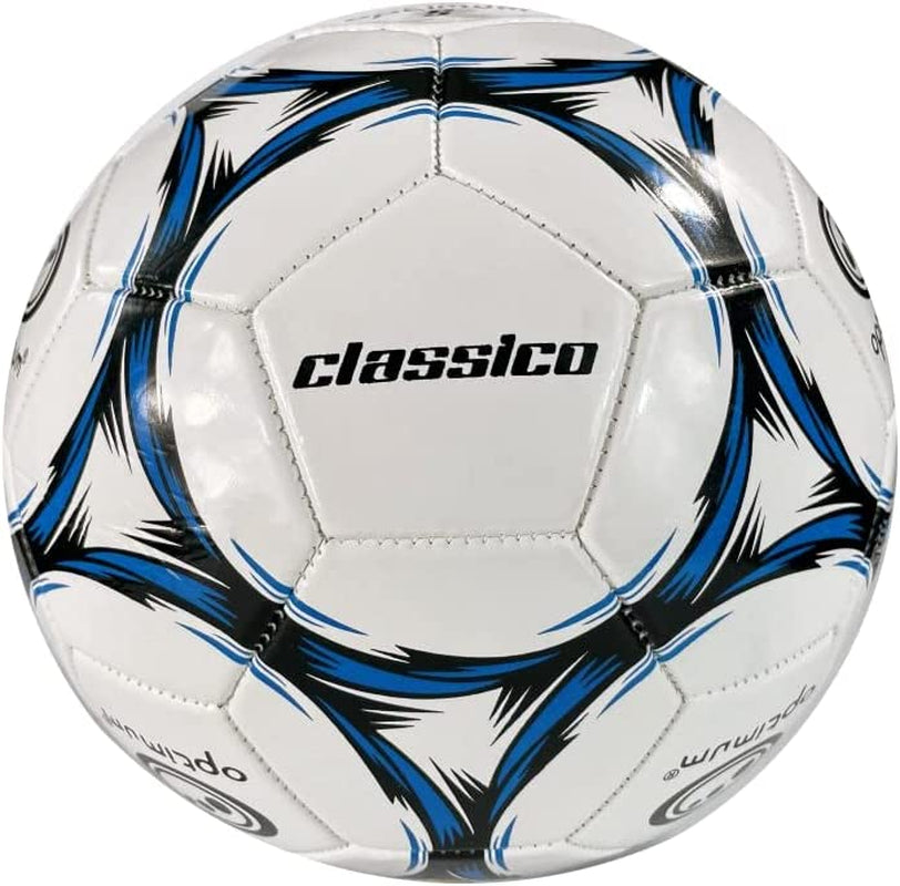 Classico All-Weather Football Ball - Stylish, Soft-Touch PVC, Even Pressure, Ideal for Training & Matches, Suitable for All Grounds, for Boys, Teens & Footballers of All Ages