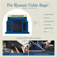 Thumbnail for Cabin Bags 40X20X25 Underseat for Ryanair, Carry on Travel Backpack Cabin Size Rucksack Hand Luggage Bag Backpack Casual Daypack School Bag Fit 14 Inch Laptop with Cable Hole