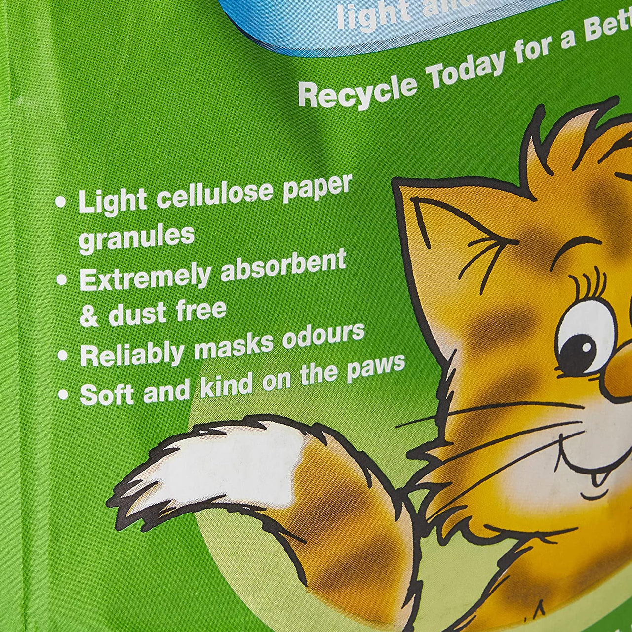 Light & Hygienic Recycled Paper Granules Cat Litter 12 Litre