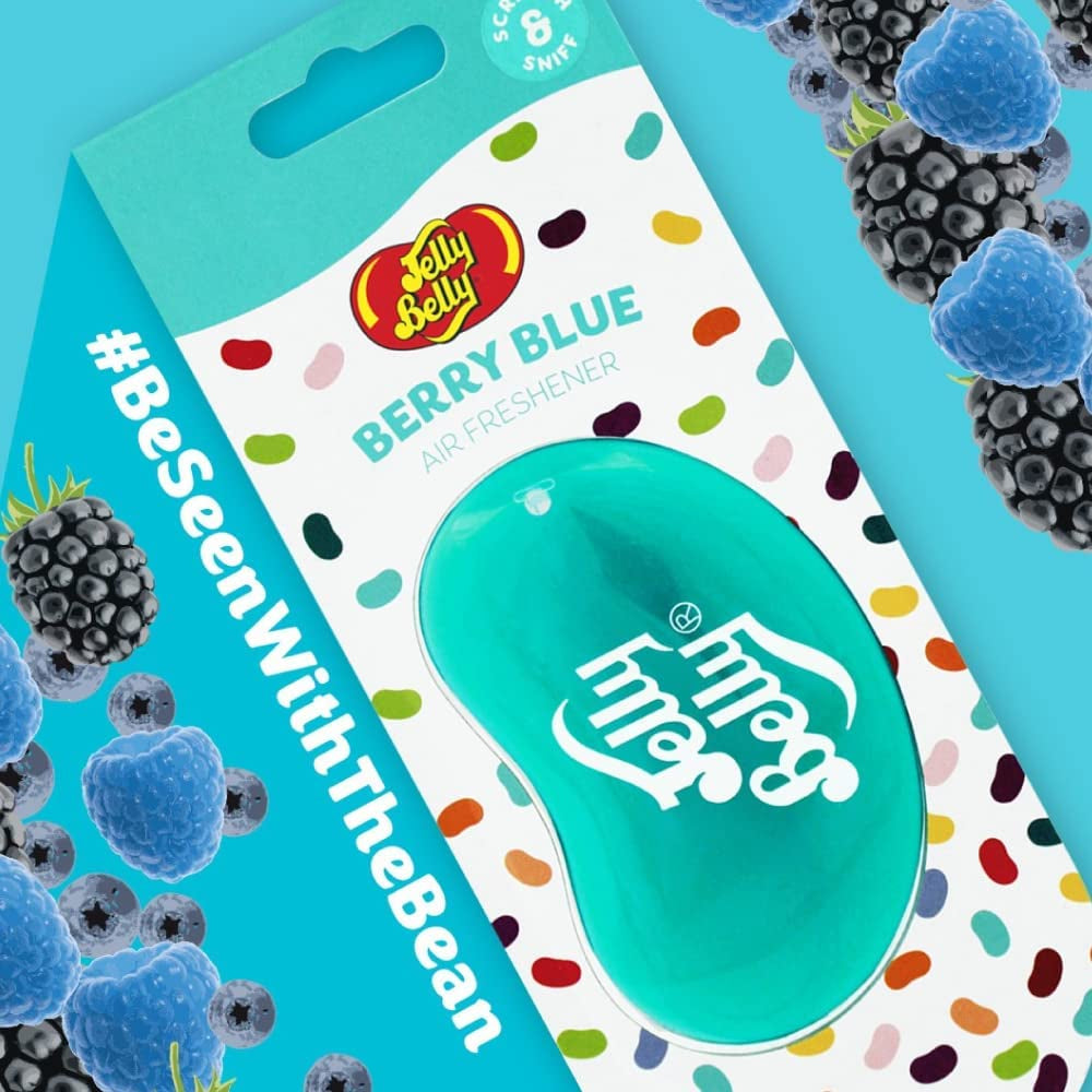 Car Air Freshener - Blueberry 3D Hanging Freshener. Car Scent Lasts up to 30 Days, Air Freshener Car, Home or Office. Genuine  Car Air Fresheners for Women, Men and Kids