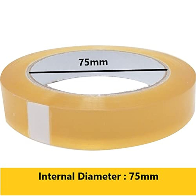 6 Rolls - Cellotape Strong Clear Packing Tape Rolls Extra Long | 24Mm X 40M | Packaging Sellotape Parcel Cellotape Transparent