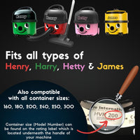 Thumbnail for Avern Genuine Numatic Hepa-Flo Hoover Bags Henry Hetty NRV Vacuum Cleaner Dust Bags (Pack of 10 + 5 Freshener Sticks)