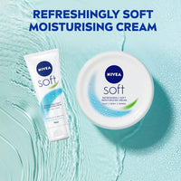 Thumbnail for Soft Moisturising Cream (500Ml), a Moisturising Cream for Face, Body and Hands with Vitamin E and Jojoba Oil, Hand Cream Moisturises Deeply, All-Purpose Day Cream, 500 Ml (Pack of 1) White