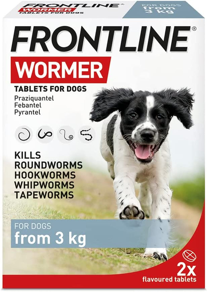 WORMER - Worming Tablets for Dogs - 2 Tablets