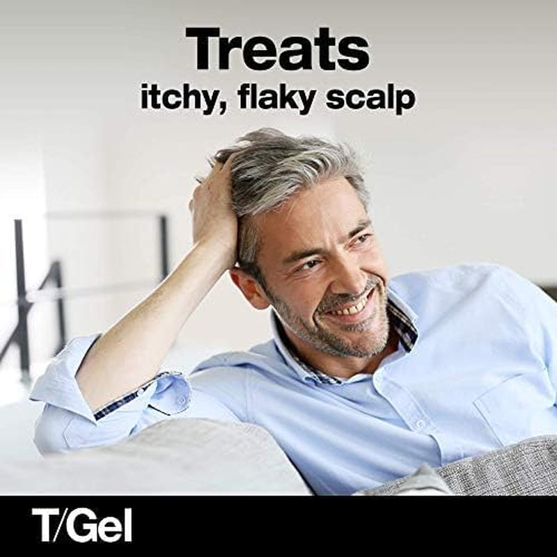 T/Gel Therapeutic Shampoo for Flaky, Itchy Scalp (1X 250Ml), Anti-Dandruff Shampoo for the Treatment of Scalp Psoriasis, Seborrheic Dermatitis and Dandruff, Medicated Shampoo for Itchy and Flaky Scalp