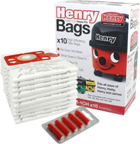 Thumbnail for Avern Genuine Numatic Hepa-Flo Hoover Bags Henry Hetty NRV Vacuum Cleaner Dust Bags (Pack of 10 + 5 Freshener Sticks)