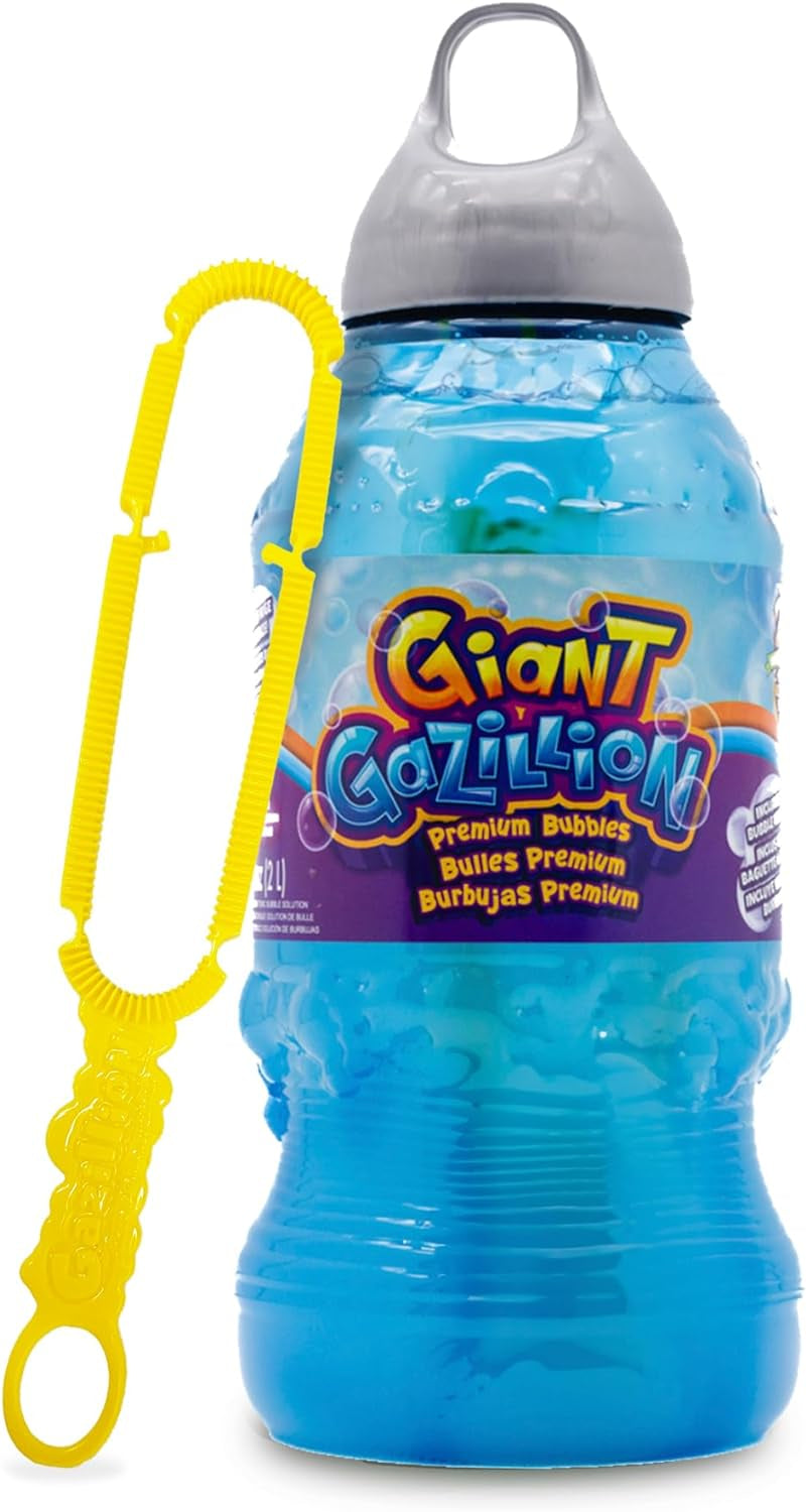 Gazillion Premium Quality 2 Litre Giant Bubble Mixture/Solution for Bubble Machines, Bubble Wands, Outdoors and Parties. Safe and Non Toxic. | Toys & Gifts for Ages 3+