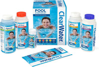 Thumbnail for CH0017 Pool Chemical Starter Kit for above Ground Pool and Paddling Pool Water Treatment (Includes Chlorine, Ph Minus, Ph Plus, Algaecide and Test Strips)