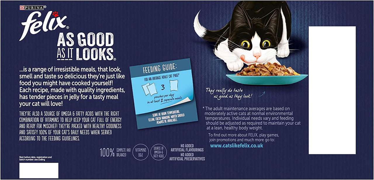 as Good as It Looks Ocean Feasts Cat Food 100 G (Pack of 40)