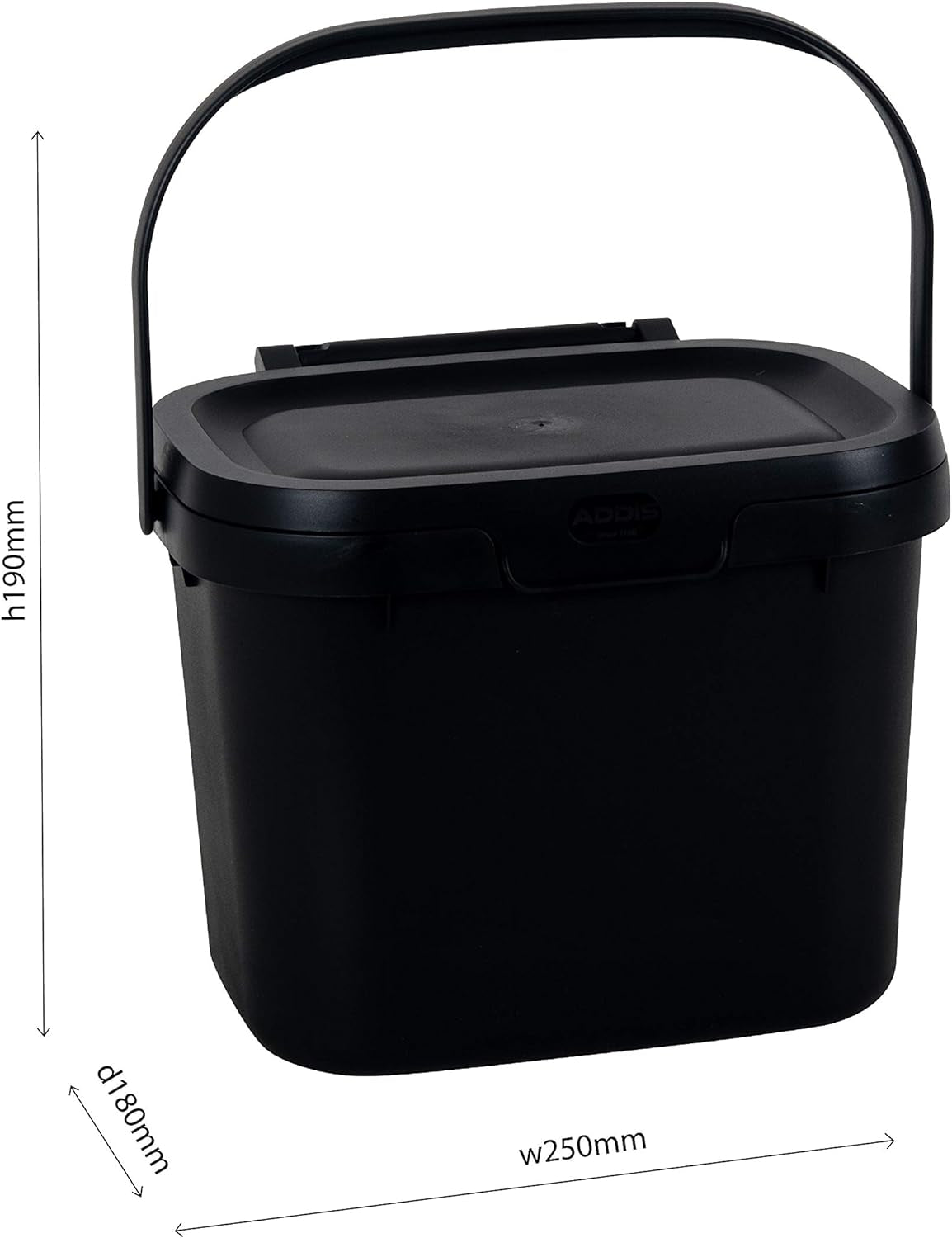 Everyday Kitchen Food Waste Compost Caddy Bin, 4.5 Litre, Air Blue, 518695