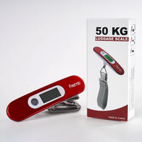 Thumbnail for Luggage Scale Portable Digital Weight Scale for Travel Suitcase Weigher with Tare Function 110 Lb/ 50Kg Capacity Red