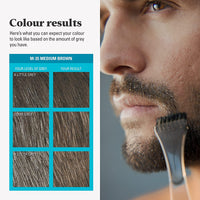 Thumbnail for Moustache & Beard Medium Brown Dye, Eliminates Grey for a Thicker & Fuller Look – M35