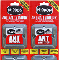 Thumbnail for 2 X Nippon Ant Bait Station Twin - Nippon Ant Killer Ant Bait Station Outdoor, Ant Nest Killer Bait Stations Also Use as Ant Killer Indoor, Home, Garden (Ant Traps)