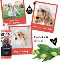 Thumbnail for Flea and Tick Dog Shampoo by , Works on Smelly Puppies & Dogs, Contains Neem Oil & Eucalyptus Oils, PH Balanced Vegan Pet Shampoo, Used by Professional Groom