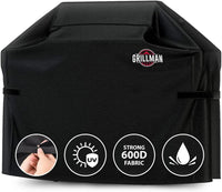 Thumbnail for Premium BBQ Cover, Gas Barbecue Cover Fits Weber BBQ, Char Broil, Outback & More, Waterproof, Heavy Duty, Windproof, Rip-Proof & UV Resistant Barbecue Covers (147L X 61W X 122H Cm, Black)