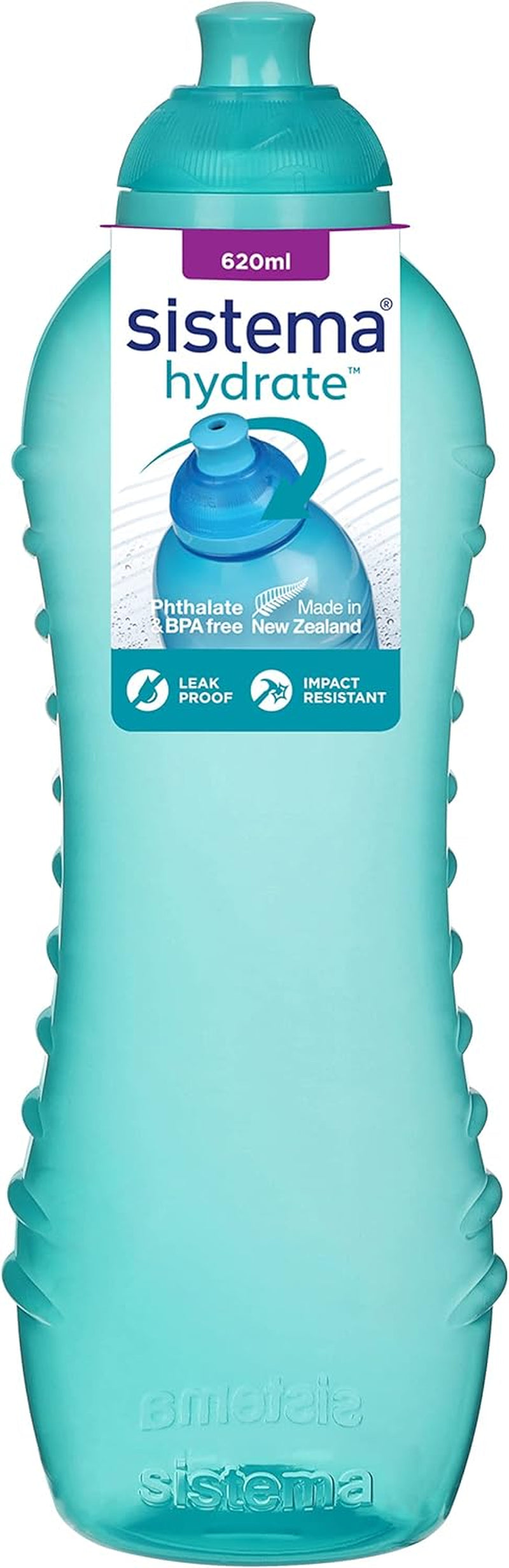 Squeeze Twist 'N' Sip Sports Water Bottle | 620 Ml | Leakproof Kids Water Bottle | Bpa-Free | Assorted Colours (Not Selectable) | 1 Count