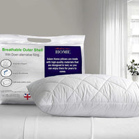 Thumbnail for Pillows 2 Pack Hotel Quality with Quilted Cover (2 Pillows) Filled Pillows for Stomach, Back and Side Sleeper, down Alternative Bed Pillow-Soft Hollow-Fiber Hotel Pillows